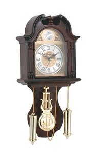 Đồng Hồ Treo Tường Bằng Nhựa, Đồng Hồ Treo Tường Hai Mặt Màu Gỗ Phong Cách Cổ Điển - Product Image 6