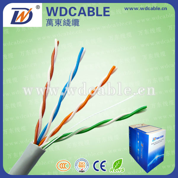 24 awg голой медной усилителя кабель ethernet cat5e кабель