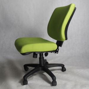 भारी शुल्क कपड़े Ergonomic क्लर्क कुर्सी स्टाफ कार्यालय की कुर्सी के बिना हाथ - Product Image 5