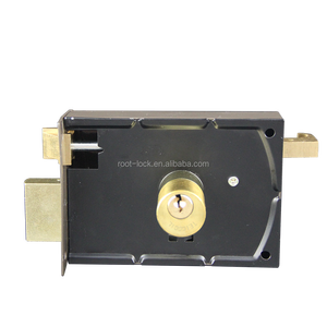 Serrure de porte ange, modèle Portugal 2000 120 —, serrure de bord en acier - Product Image 4