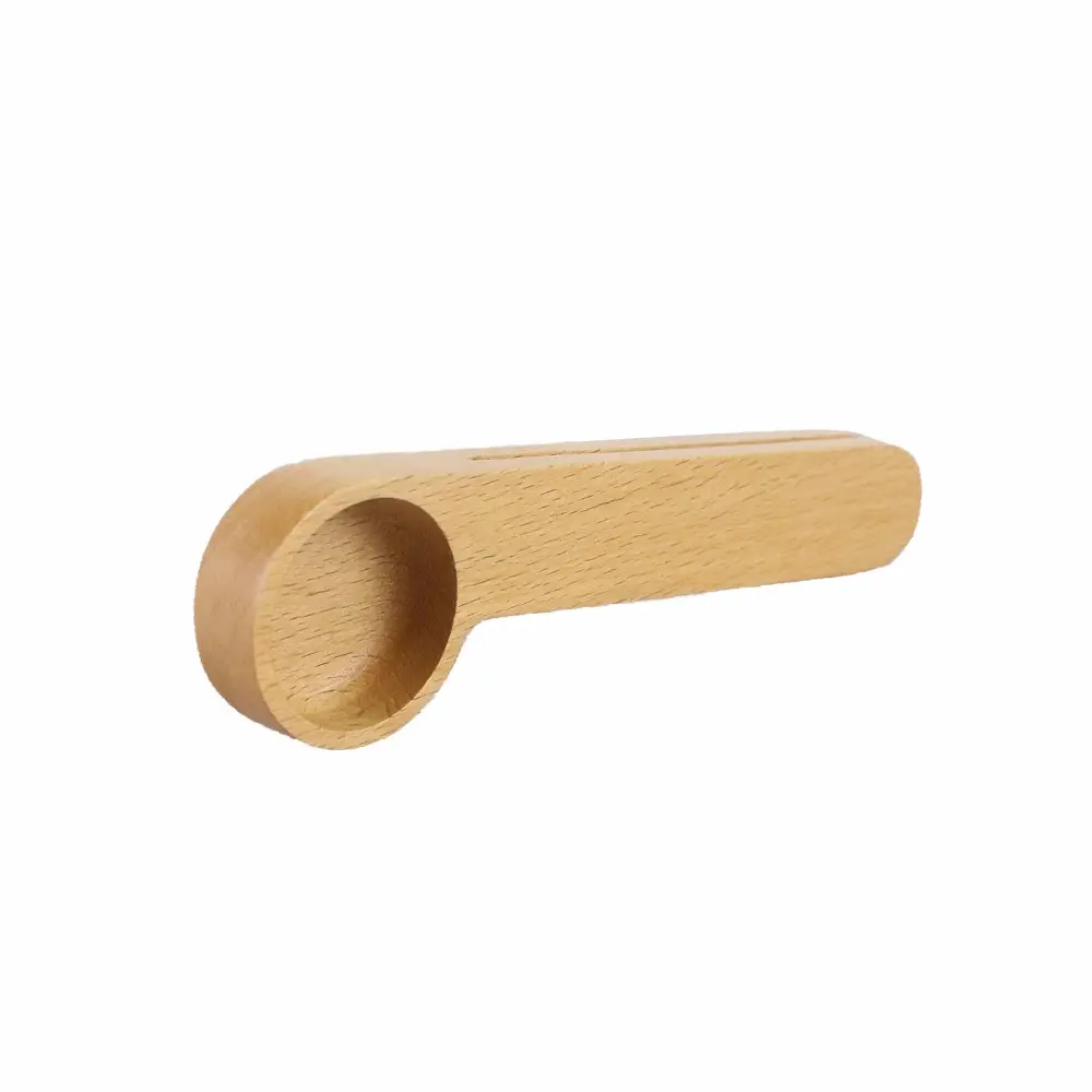 Hot Sale Wooden Coffee Scoop and Coffee Bag Clip