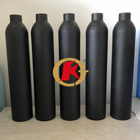 Fma KJ — cylindre de pistolet à air en aluminium pcp, 0,35l 0,45 l, pression de 300 bars