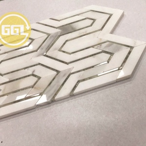 Berlinate Mosaic <strong>Tile</strong> Marble Mixed <strong>Mirror</strong> <strong>Tile</strong> - Product Image 6