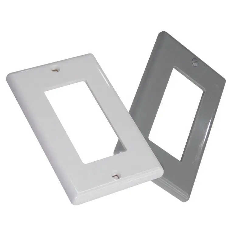 Decorateur Lichtschakelaar Of Bakje Outlet Wall Plate Size 1-Gang Onbreekbaar Thermoplastische Outlet Plaat Cover