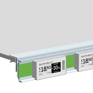 用于 <span class=keywords><strong>Pricer</strong></span> 或 Hanshow 标签的电子数据条货架导轨 - Product Image 1