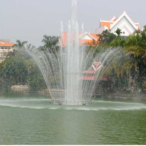 น้ำพุสวนพลังงานแสงอาทิตย์ไฟLedขนาดเล็กพกพาน้ำพุลอยน้ำสำหรับบ่อ