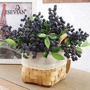 ISEVIAN Tatil Dekorasyon Çiçekler Toptan Cenaze Siyah ve Kahverengi Ipek gül yapay çiçek Siyah satılık - Product Image 5