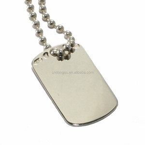 Tùy Chỉnh Kim Loại Nhãn Hiệu Vết Thép Laser Khắc Dog Tags Pet Tag Với Chuỗi - Product Image 5
