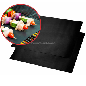 Benhaida 쉬운 청결한 내화성이 있는 목탄 석쇠 매트, 붙지 않는 BBQ 굽기 장 - Product Image 2