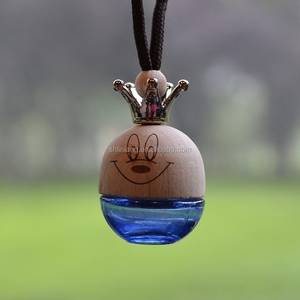 Botella vacía del ambientador del <span class=keywords><strong>perfume</strong></span> de la fragancia del difusor del coche de Shangai 5ml con el corcho divertido - Product Image 4