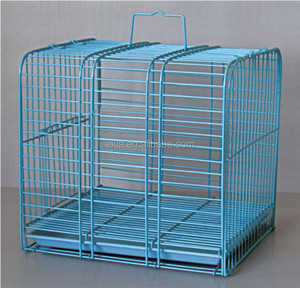 โรงงานในประเทศจีนทำให้ทนทานเหล็กกรงสุนัขที่มีล้อสำหรับการขาย - Product Image 5