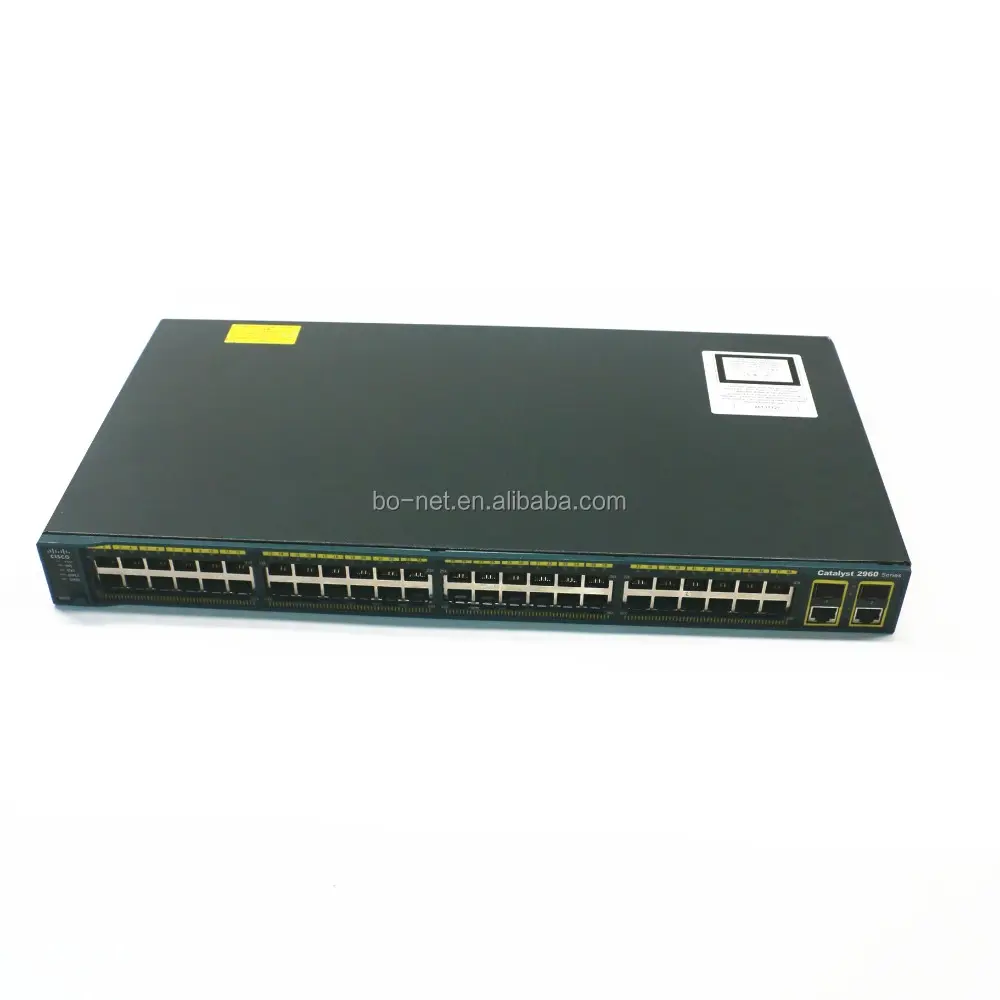 Usado WS-C2960S-48LPS-L Cisco catalyst 48 portas 10/100/1000 M POE switch de rede interruptor mananged passar o teste em estoque