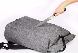 Tissu imperméable résistant aux coupures de niveau 5 en UHMWPE avec revêtement TPU pour sacs de sécurité antivol et fibre de verre - Product Image 4