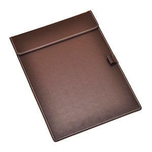 Fornitura produttore di prodotti per ufficio di dimensioni A4 in pelle per scrivere appunti in pelle trattato cartella firmata per ufficio - Product Image 1