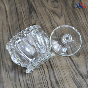 Vendita <span class=keywords><strong>di</strong></span> Fabbrica: Zuccheriere in <span class=keywords><strong>Vetro</strong></span> con Coperchio in Cristallo, Ciotola Decorativa per Caramelle, Contenitore per Conservazione e Esposizione Domestica - Product Image 4