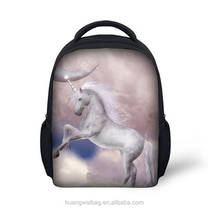2017 Haute Qualité enfants sac d'école Enfants Pique-Nique Sac À Dos avec belle cheval pronted - Product Image 2
