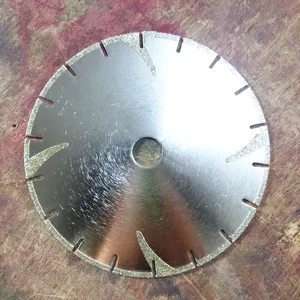 Electroplated Diamond Grinding Disc Saw Blade untuk Granit Manual Marmer Pisau Pemotong