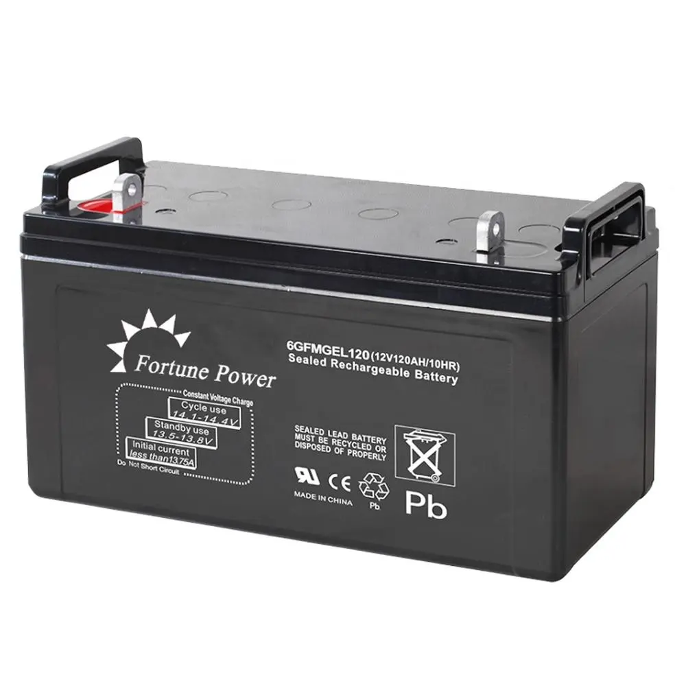 Precios 12v 120ah de bateria GEL bateria de ciclo profundo bateria de Poder de la fortuna fabrica
