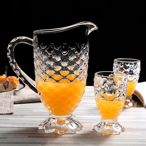 Hot Selling Mini Glass Pitcher Cup <strong>Tea</strong> <strong>Set</strong> Home Decor Wedding Jug Drinking Glass Cup Coffee <strong>Tea</strong> <strong>Pot</strong> <strong>Set</strong> - Product Image 1