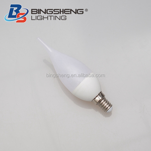 Lámpara de la vela de la cola Ct37 LEB 220 V alto brillo E27 bombilla led - Product Image 1