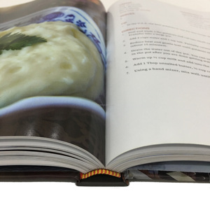 Impression de livre de cuisine relié de haute qualité personnalisée, impression en couleur pleine page, papier et carton, service d'impression de livre de recettes gastronomiques - Product Image 4