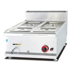 High Quality Stainless Steel Industrial Commerical Gas Bain Marie