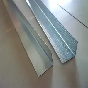 Galvanized metal wall angle for suspended ceiling