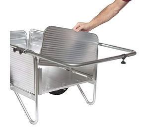 Aluminium Résistant de Chariot De Jardin Avec Panneaux Amovibles - Product Image 3