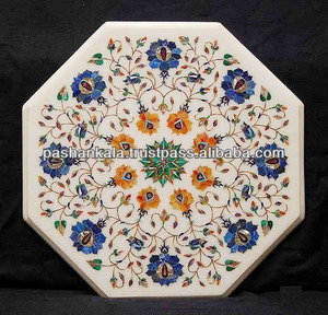 Marble Inlay Coffee <b>Table</b> <b>Tops</b> - Product Image 1