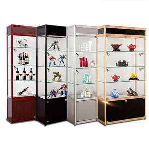 Beauty Salon hiển thị <span class=keywords><strong>Showcase</strong></span> với LED chiếu sáng tóc Salon sản phẩm đứng - Product Image 1