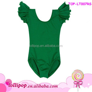 Maillot de Gimnasia para Niñas, de Algodón, con Mangas con Volantes, Traje de Danza, Ballet, Tela de Tanga para Gimnasia - Product Image 6