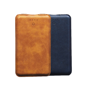 Business Gift Promotion Portable Battery Leather Power Bank Family Series 4000mAh 10000mAh 16000mAh