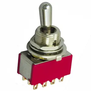 T-30 ~ T85 Toggle Switch,5A 125VAC ON-ON 12PIN DPDT Toggle Switch