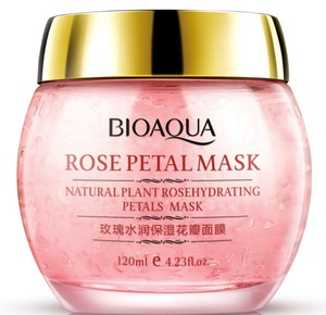Masque de nuit hydratant et éclaircissant <span class=keywords><strong>Bioaqua</strong></span> aux pétales de rose, contrôle du sébum, marque privée - Product Image 4