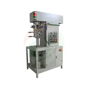 2L planetary vacuum mix slurry and powder mixing machine for lithium battery making