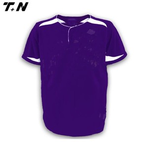 Dry fit camiseta del estilo del béisbol en blanco - Product Image 3
