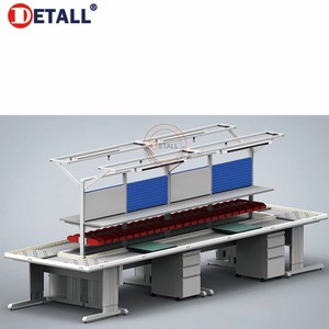 Detall Fabbrica unità elettrica free standing tavolo di lavoro catena di montaggio - Product Image 4