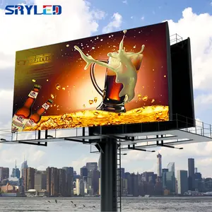 SRY High way advertising P10 outdoor led billboard price p10 rgb led display