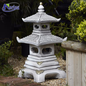 Lanterne in Granito Stile Pagoda Giapponese dal Design Moderno, Eccellenti Nuovi Arredi per Esterni, Giardini e Hotel in Marmo e Plastica - Product Image 3