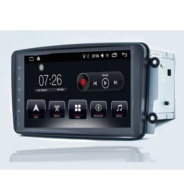 Usine prix écran tactile autoradio android voiture radio gps pour mercedes benz viano vito W639