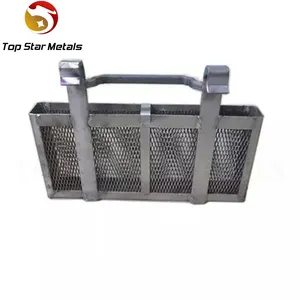 titanium anode basket with MMO Ru, Ir, Ta, Pt coating