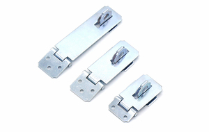 Màu Đen Mạ Sắt Cửa Gia Cố Khóa An Ninh Cửa Bảo Vệ Latch Cửa <span class=keywords><strong>Hasp</strong></span> Và Staple Khóa Cho Bolt Clasp - Product Image 5