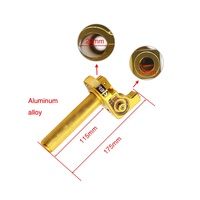 1/4 poignée principale de frein de Moto et poignée d'accélérateur à torsion rapide avec câble pour accessoire de systèmes de carrosserie de moto Dirt Pit Bike