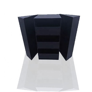 Hộp Bìa Cứng Đựng Đồ Tráng Miệng Quảng Đông Hộp Giấy Đóng Gói Thực Phẩm Màu Đen Với Ngăn Kéo <span class=keywords><strong>3</strong></span> Lớp Logo Tùy Chỉnh AI PSD DWG - Product Image 3