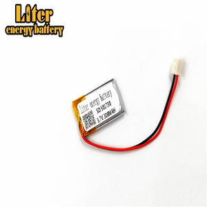 Plug 2.5-2 P 501730 300 mah 3.7 v rechargeable lipo battery li ion polymer battery Solar lithium battery with PCM - Product Image 4