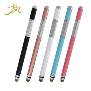 Çift taraflı hassas 2 1 dokunmatik kalemler Dick enayi kapasitif evrensel karbon kumaş ince uçlu disk kalem PC dizüstü bilgisayarlar için Tablet - Product Image 1