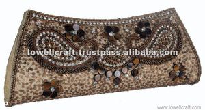 Bolso de mano Lowellcraft de satén para mujer, bolso de mano con forma de sobre grande para fiesta formal de noche, L-64 - Product Image 3