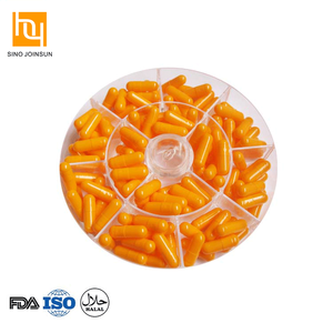 Colorful vegetarian capsules Shell size 0 # Separate least wholesale empty gelatin capsule clear - Product Image 5