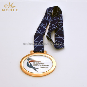 Weikon — médaille européenne personnalisé, produit en métal et acrylique, bon marché, avec ruban sublimation, 2019 - Product Image 2
