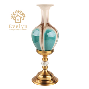 Vase à fleurs en céramique avec fissure de glace Unique, accessoires créatifs de décoration pour la maison, pièces d'exposition d'<span class=keywords><strong>art</strong></span> populaire - Product Image 2